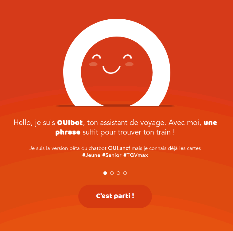 le chatbot de la sncf