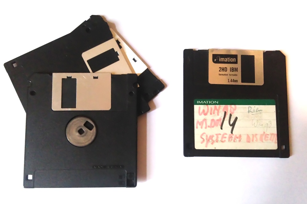 des disquettes 3½ pouces