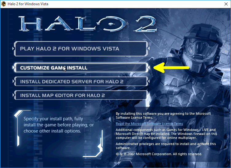 installation halo2
