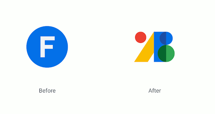 L’ancien logo de Google Fonts et le nouveau.