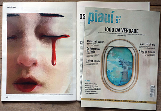 Article Piaui - cali rezo - geisha - tsunami - magazine brésilien