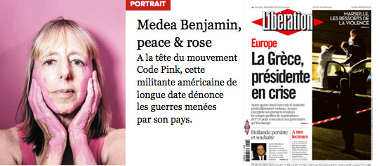 Mains roses - Libération 1er janvier 2014